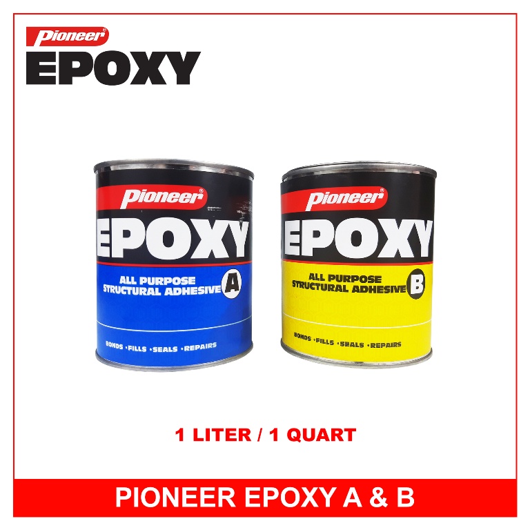 Pioneer Epoxy All Purpose Structural Adhesive A & B 1L Set (1QRT ...