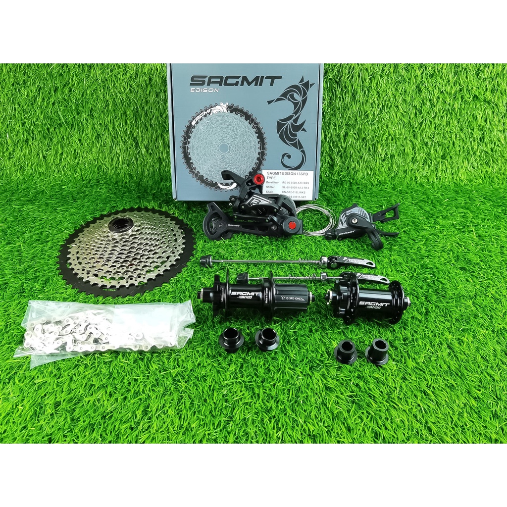 Sagmit Edison 8s 9s 10s 12s 13s Shifter Rear Derailleur Sprocket Chain