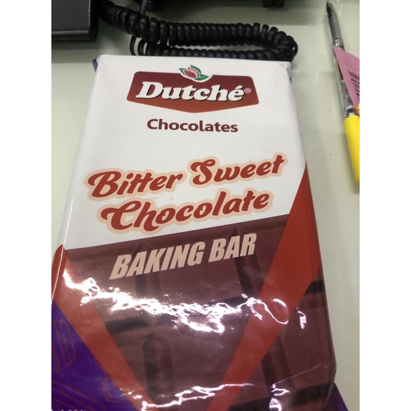 Dutche Bitter Sweet Chocolate baking bar 500g | Shopee Philippines