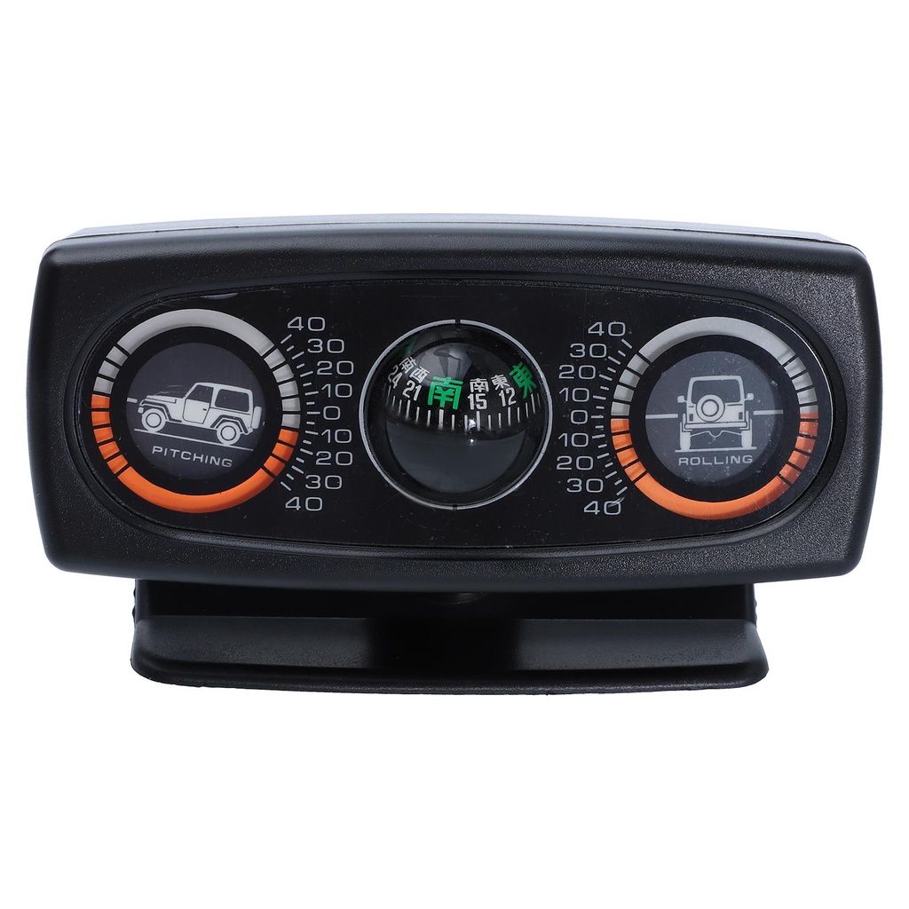 1 Pc Pitch and Roll Clinometer Car Compass Angle Slope Meter Balancer ...
