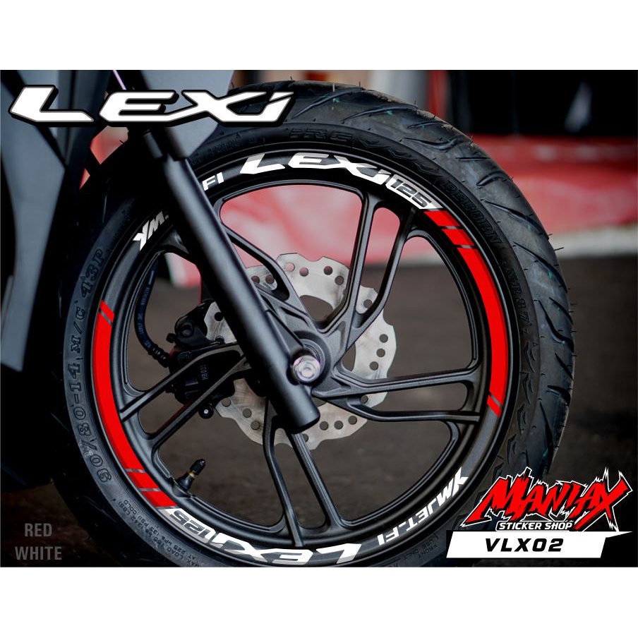 List of Lexi Rims Cutting Yamaha Lexi Wheel Trim Stickers CODE VLX02 ...