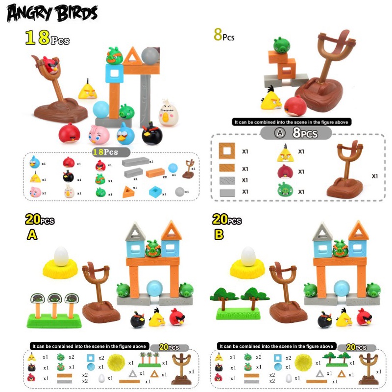 Real-life Angry Bird Building Blocks Set For Kids' Creative And ...