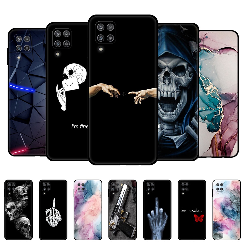 For Samsung Galaxy A12 Case 65 Inch Back Phone Cover For Samsung A12 Sm A125f A125 Silicon Soft 6826