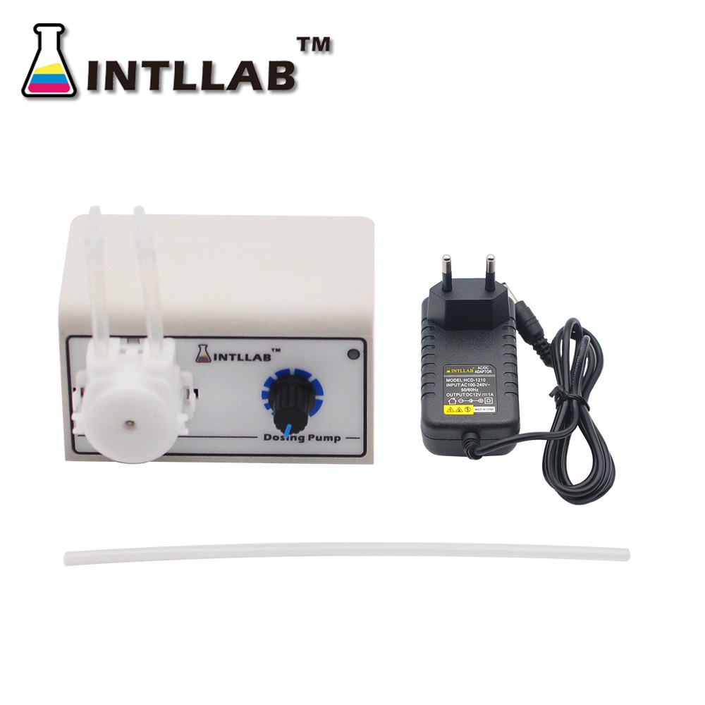 operation INTLLAB Peristaltic Liquid Pump Dosing Pump for Aquarium Lab