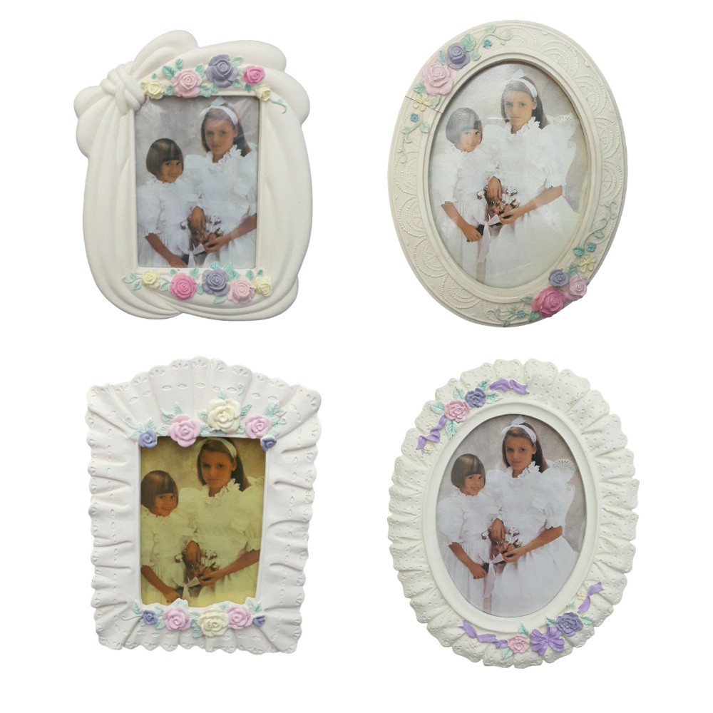[Apex Imports] Lovely Floral Polystone Picture Frame | Shopee Philippines