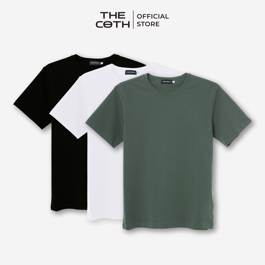 The Coth U1010 Unisex Basic Tee Plain T-shirt for Men and Women ...
