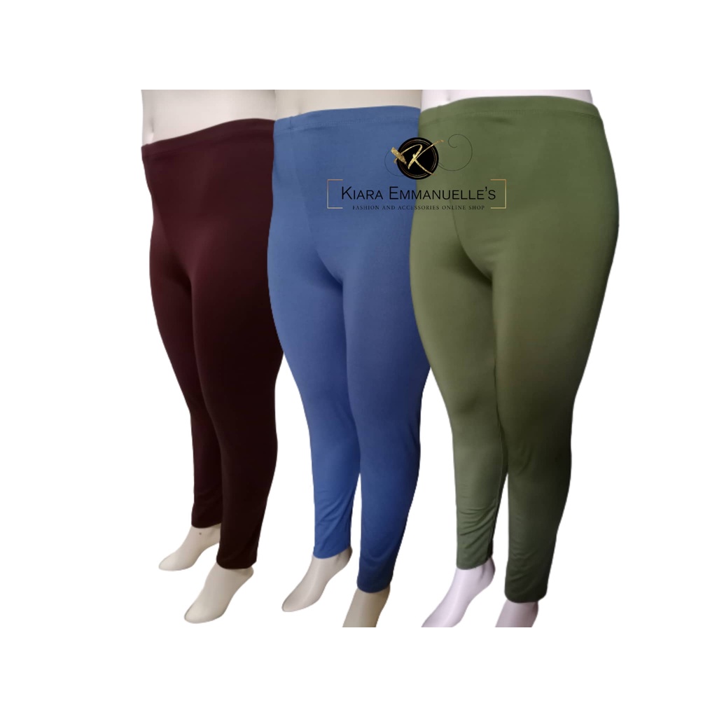 LEGGINGS FOR WOMEN NYLON SPANDEX PLUS SIZE AND PETITE SIZE S M L XL 2XL 3XL  4XL BY KE FASHION