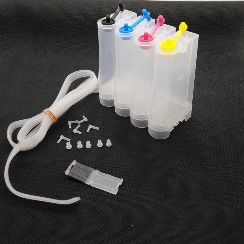4 Color CISS Empty Ink Tank with accessories | Shopee Philippines