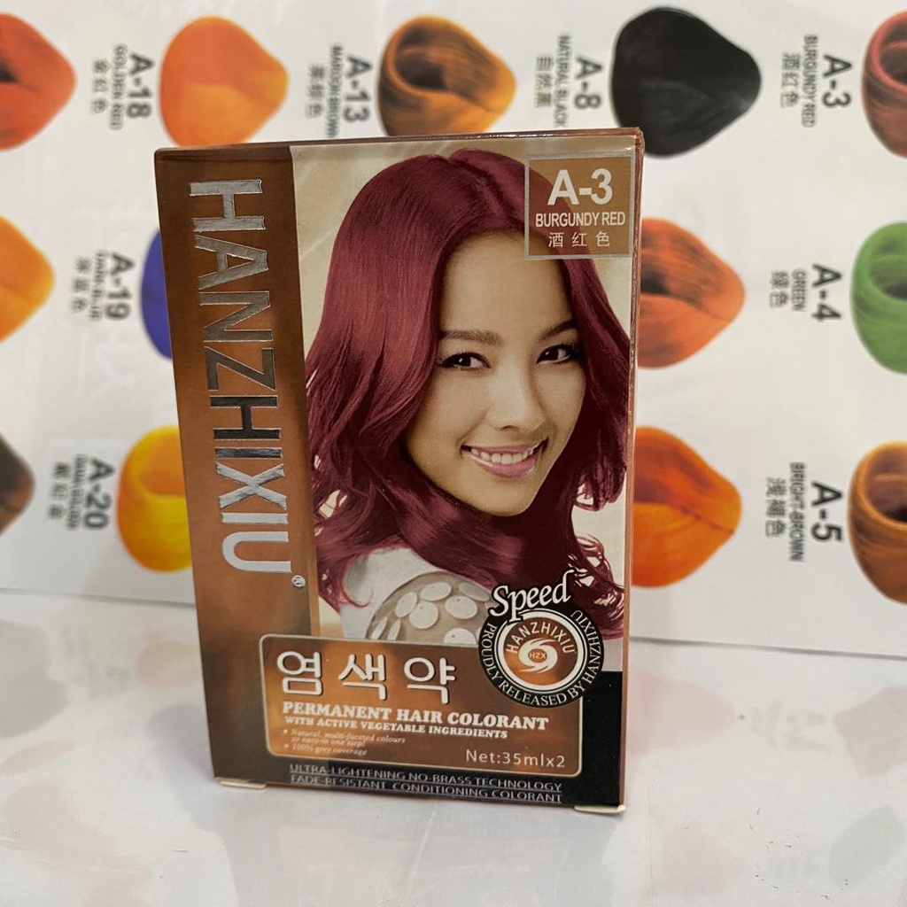 Part 1 Hair Color Cream With Olive Extracts 30ML Hanzhixiu 2Iv Shopee