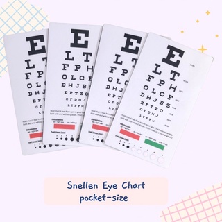 Pocket Snellen Eye Chart  Hopkins Medical Products