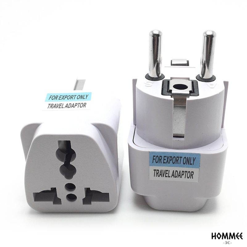 Universal EU German Conversion Plug Two Hole Design Universal ...
