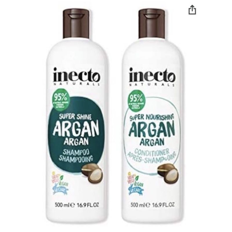 Inecto Naturals Super Shine Argan Shampooconditionermade In Ukvegan Shopee Philippines 2292