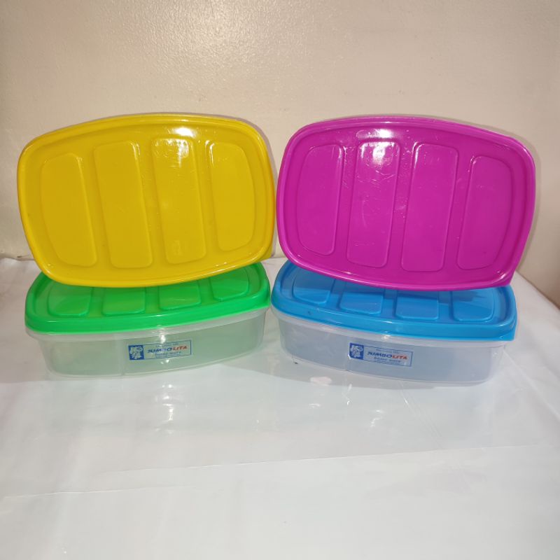 Fruit Packaging 5cm Disposable Plastic Food Box With Divider