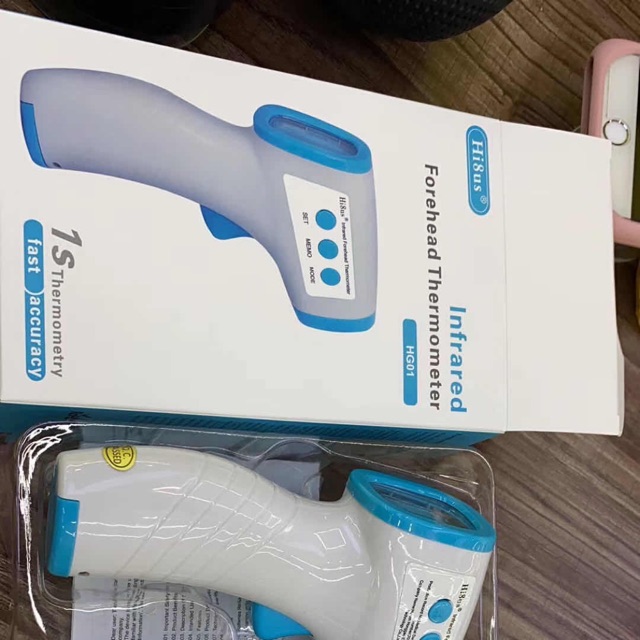 Hi8us infrared forehead thermometer / thermal scanner —ready stock