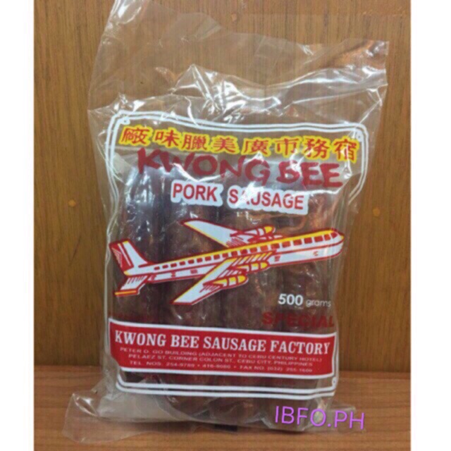 Kwong Bee dry pork sausage 500g Shopee Philippines