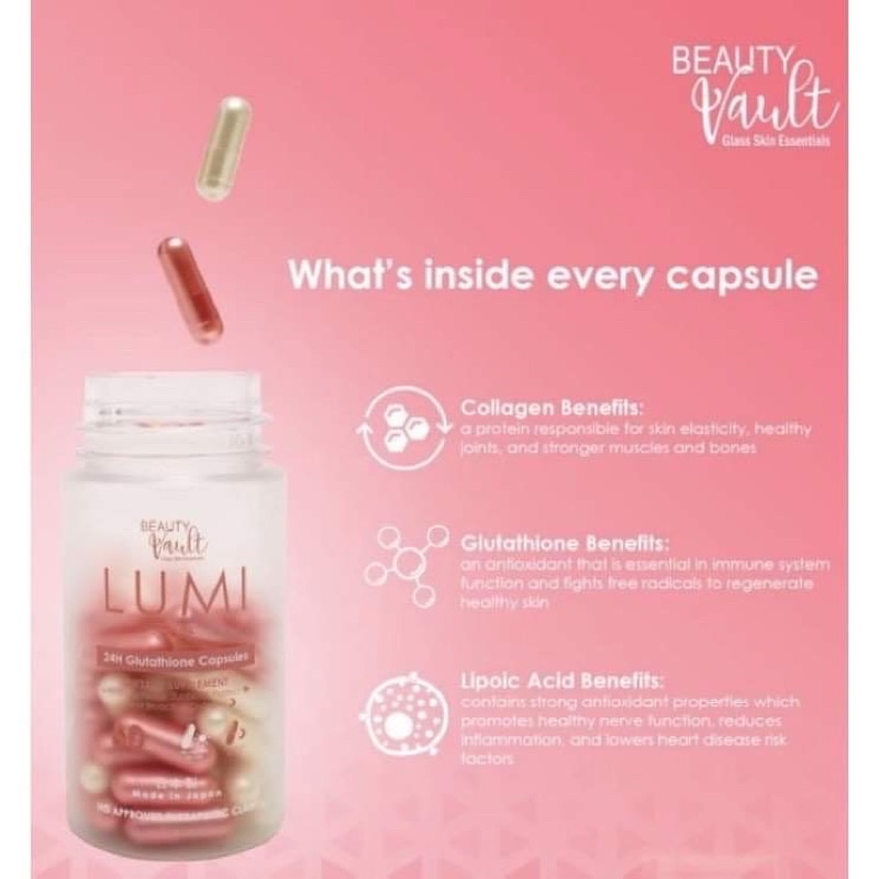 lumi glutathione philippines LUMi 24H Glutathione