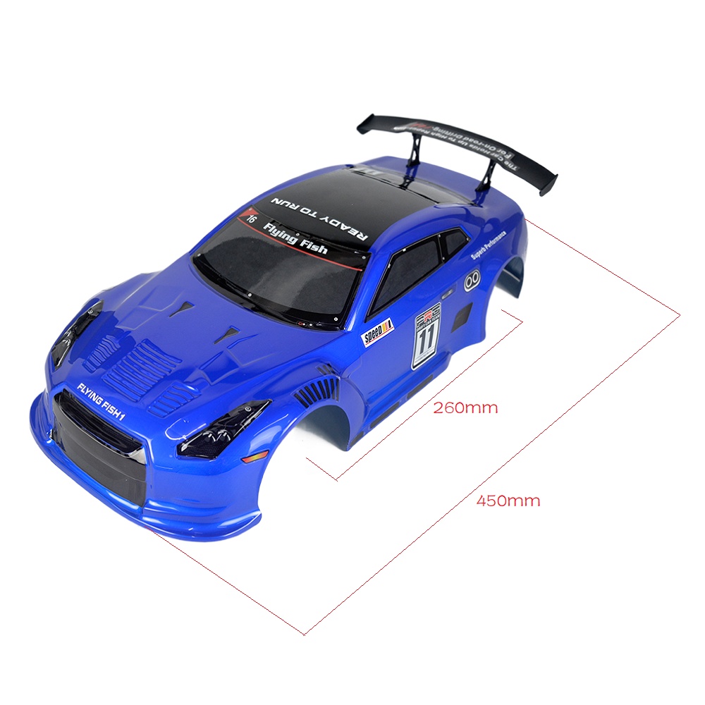 RC Original PVC Body Shell Drift Car Shell w/Sticker for 1/10 HSP 94123 ...