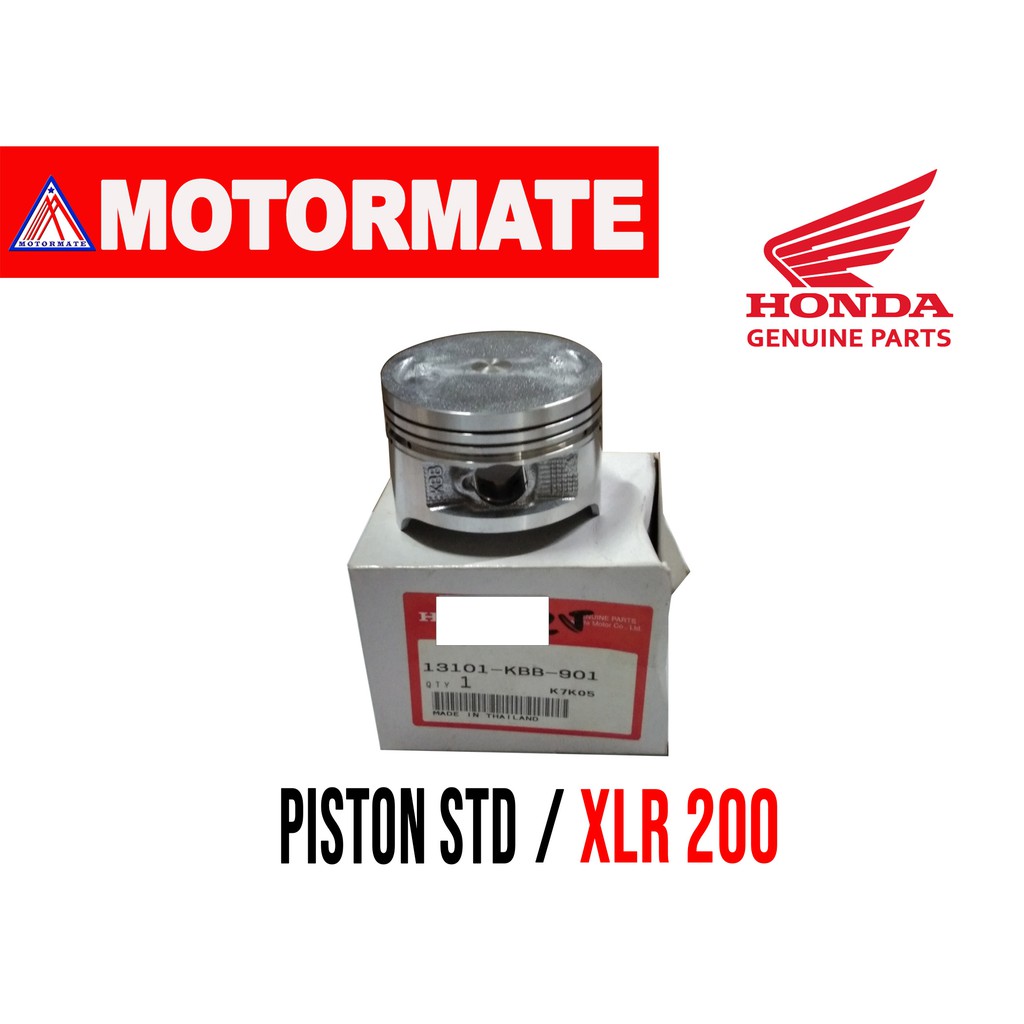 Piston STD XLR 200 HONDA ORIGINAL 13101-KPK-900 Shopee Philippines
