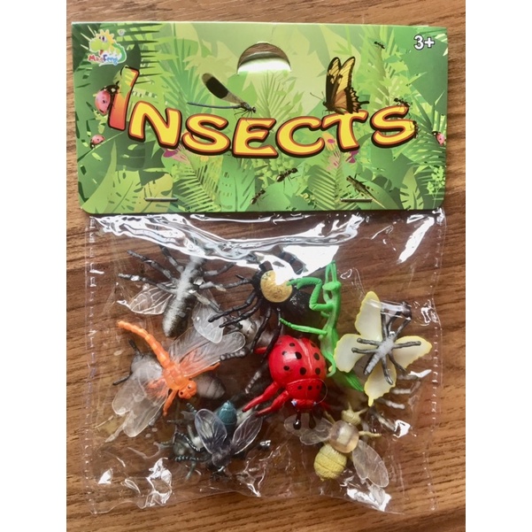 Total Of 12 Kinds Of Miniature Insects Simulation | Shopee Philippines