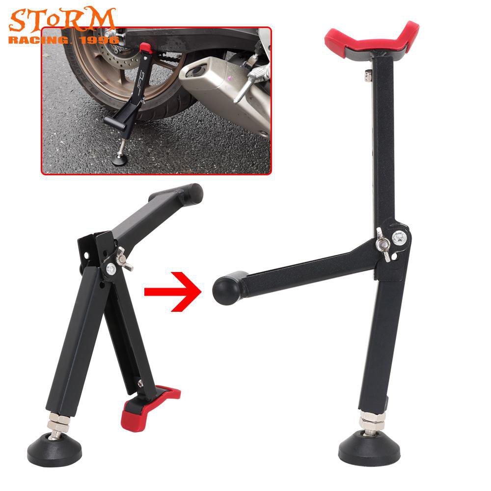 Motorcycles Motorcycle Adjustable Wheel Support Side Stands Stand Rear