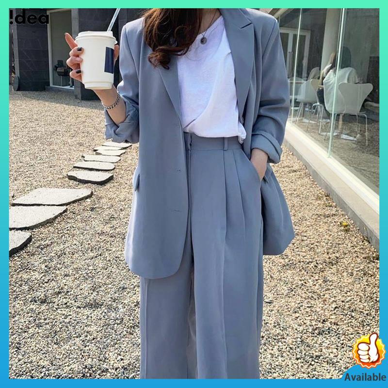 Korean Korean Coat Suit For Women 2026.formal attire for women corporate attire for women South Korea Chic ...