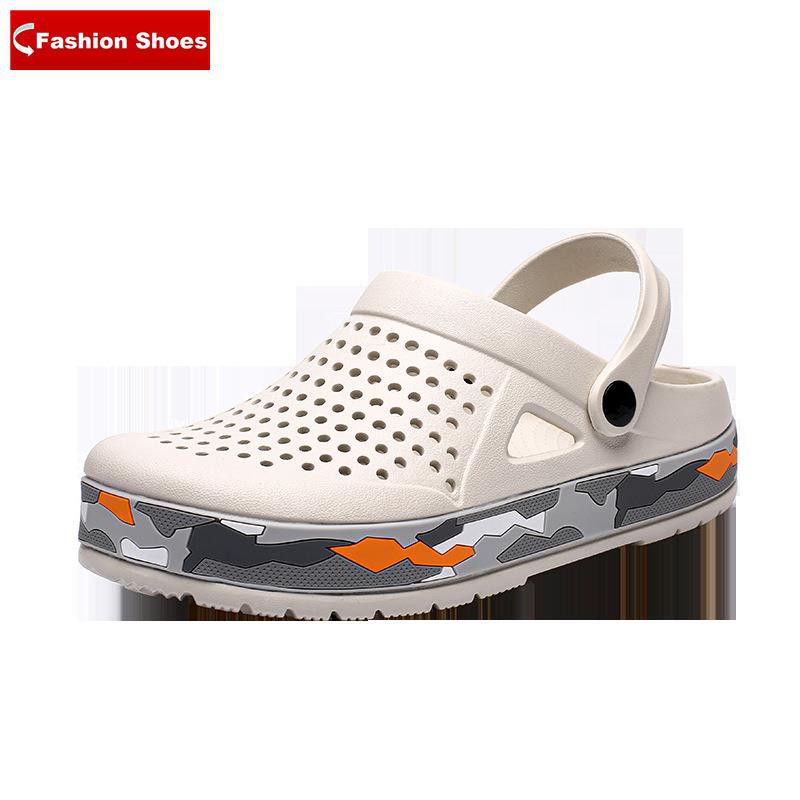 Slippers Unisex Summer Casual Crocks Mules Breathable Rubber Sandals Beach Hole Shoes Shopee Philippines