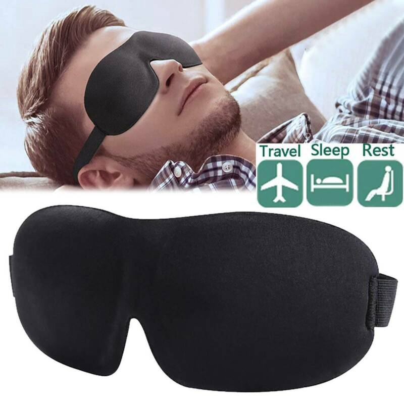 3d Eye Mask Soft Padded Sleep Travel Shade Cover Rest Relax Sleeping Blindfold Shopee Philippines 0045