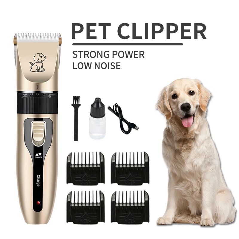 Electric Pet Shears Pet Cat Dog Razor Grooming Heavy Duty Dog Cat Hair ...