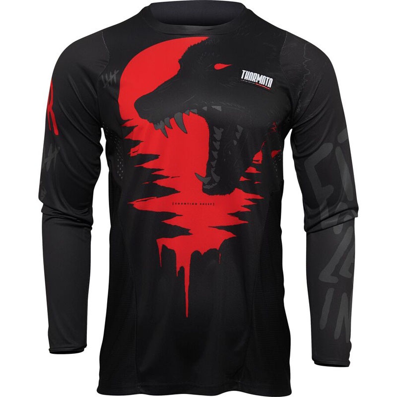 THORMOTO Long Sleeve Jersey BMX Quick Dry Motocross Racing Suit ...