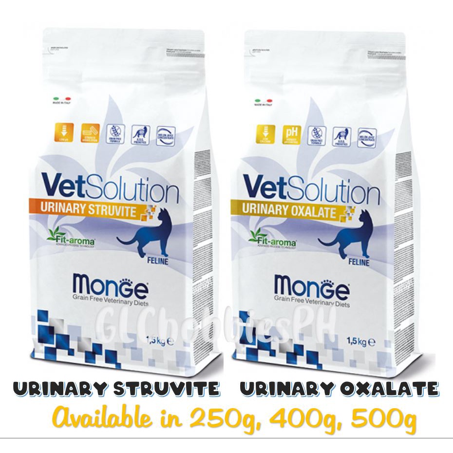 MONGE VET SOLUTION dry cat food kibble catfood S/O Urinary Struvite ...