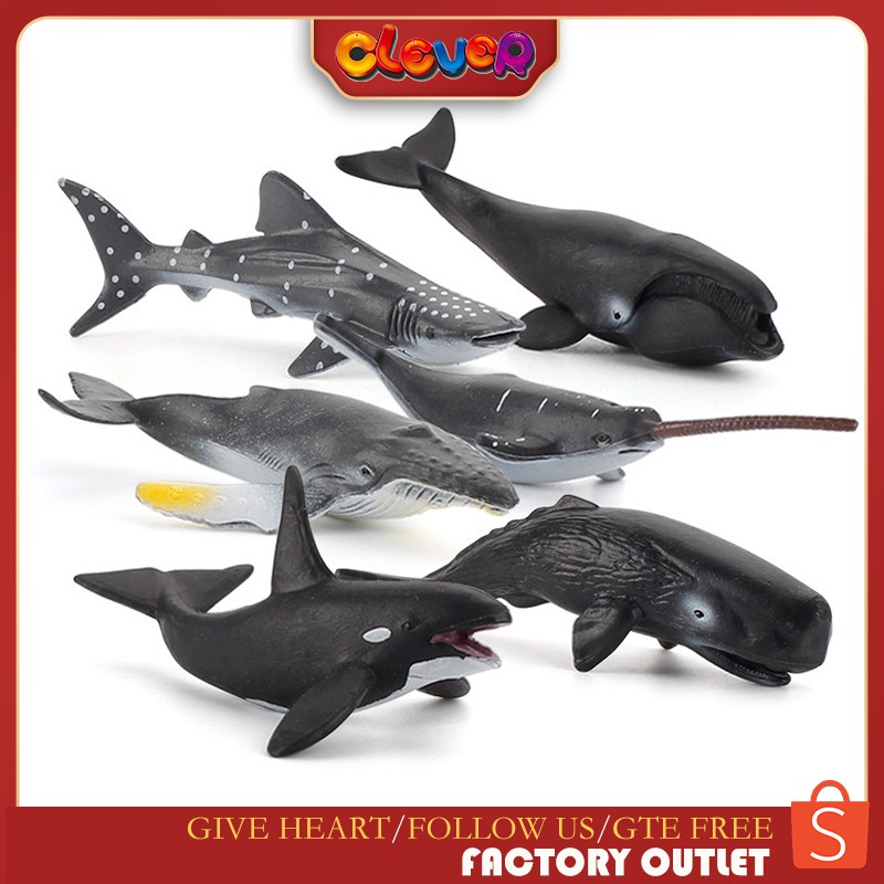 Sea world Sea Life Pack Of 2 Figures (Whale & Dolphin) In Package