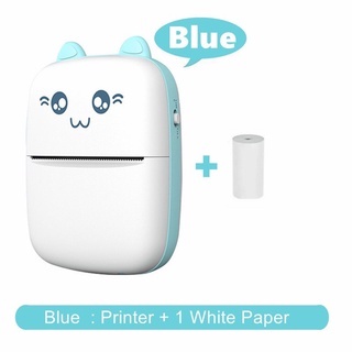 Portable Printer Mini Photo Receipt Sticker Label Printer Bluetooth ...