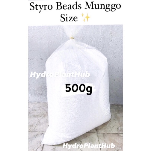 ㍿white Styro Beads For Bean Bags  Bean Bag Fillers 500g Munggo Size Now 