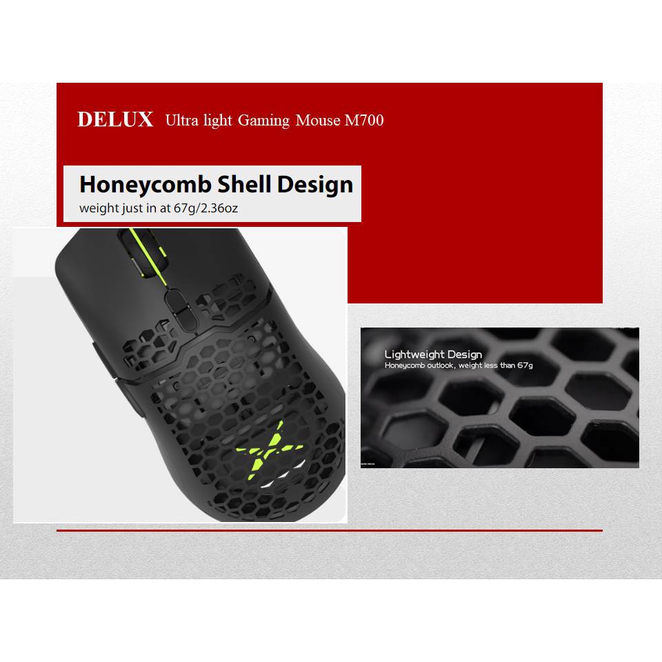 Delux M700 Gaming Mouse | Shopee Philippines