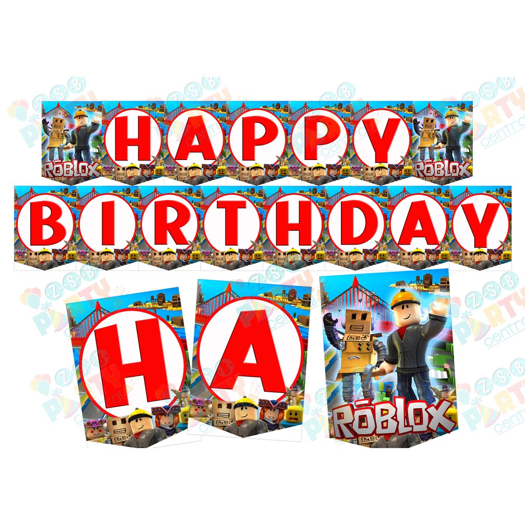 Roblox birthday banner hotsell