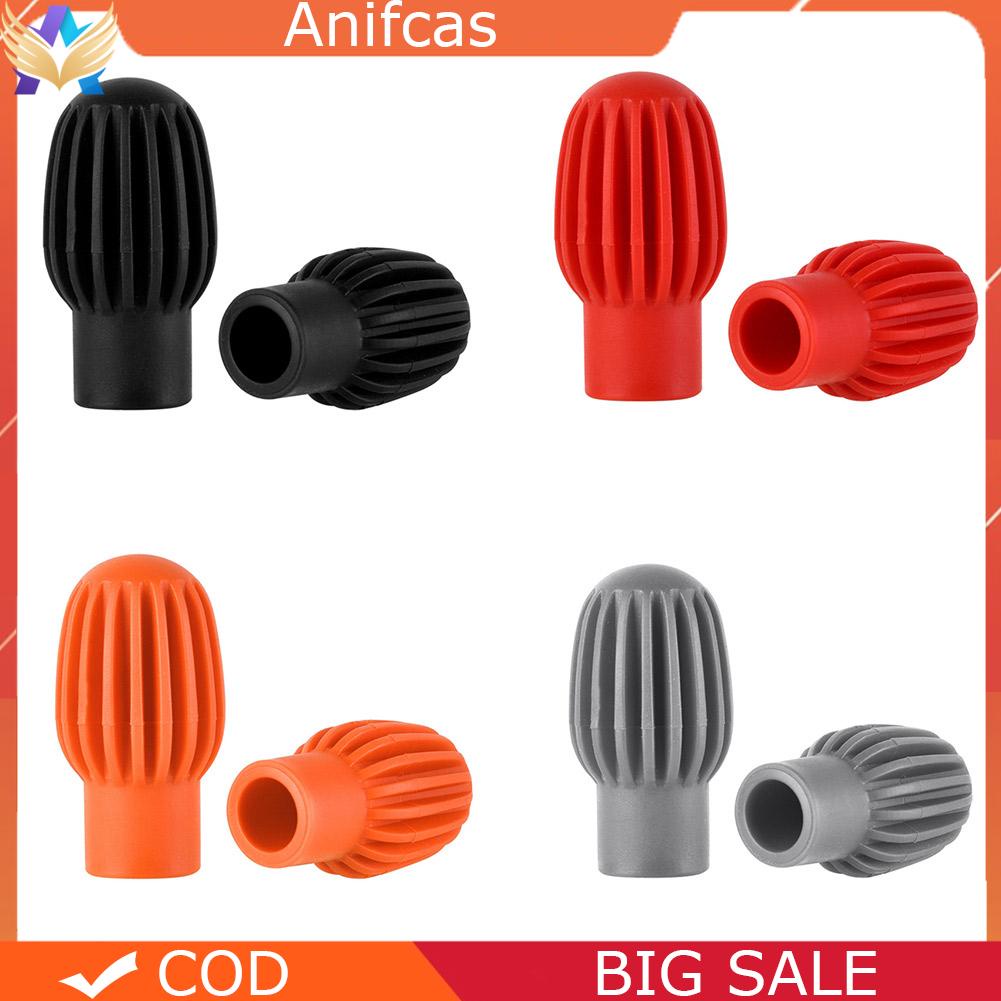 2/4pcs Silicone Drum Stick Head Rubber Sleeve Drumstick Mute Damper