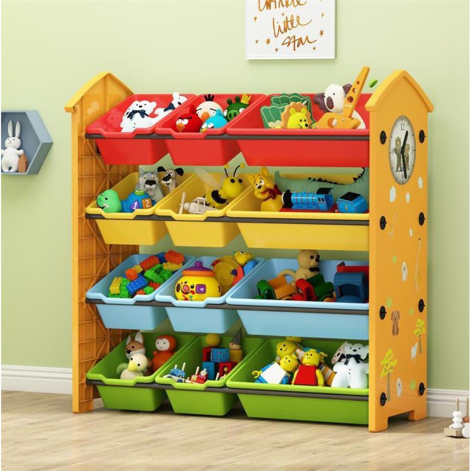 Toy rack clearance organizer