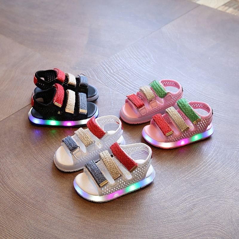 Baby Kids Sandals with LED Light for Boys Girls Shopee Philippines