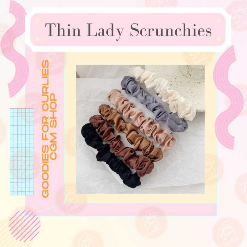 Scr04 CGM Approved 6in1 Womens Hair Accessories Solid Color Lady ...