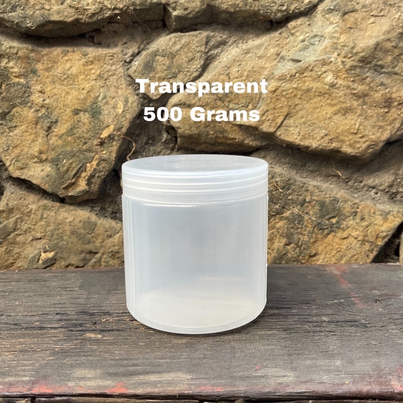 Cosmetic Canister Cream Jar 500g Transparent Clear Tub | Shopee Philippines