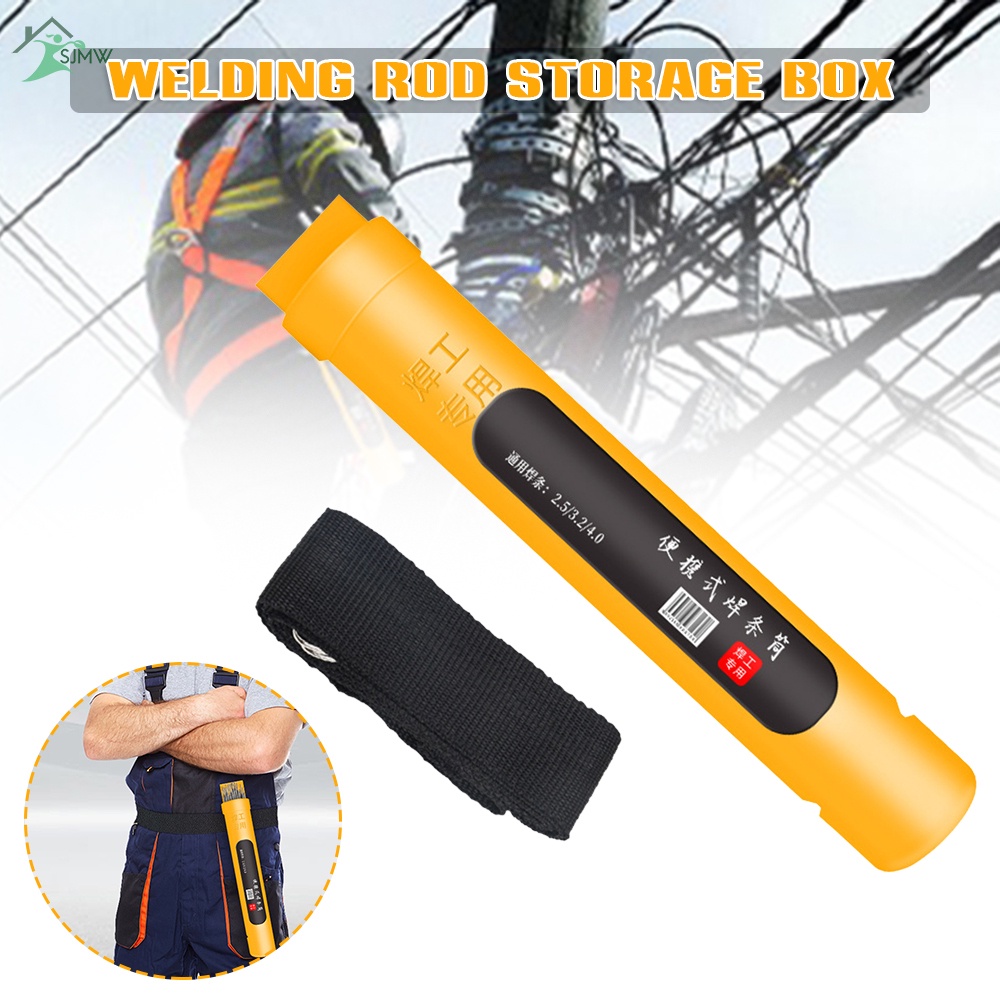 Electrode Barrel Storage Box Thickened Plastic Electrode Portable Belt ...