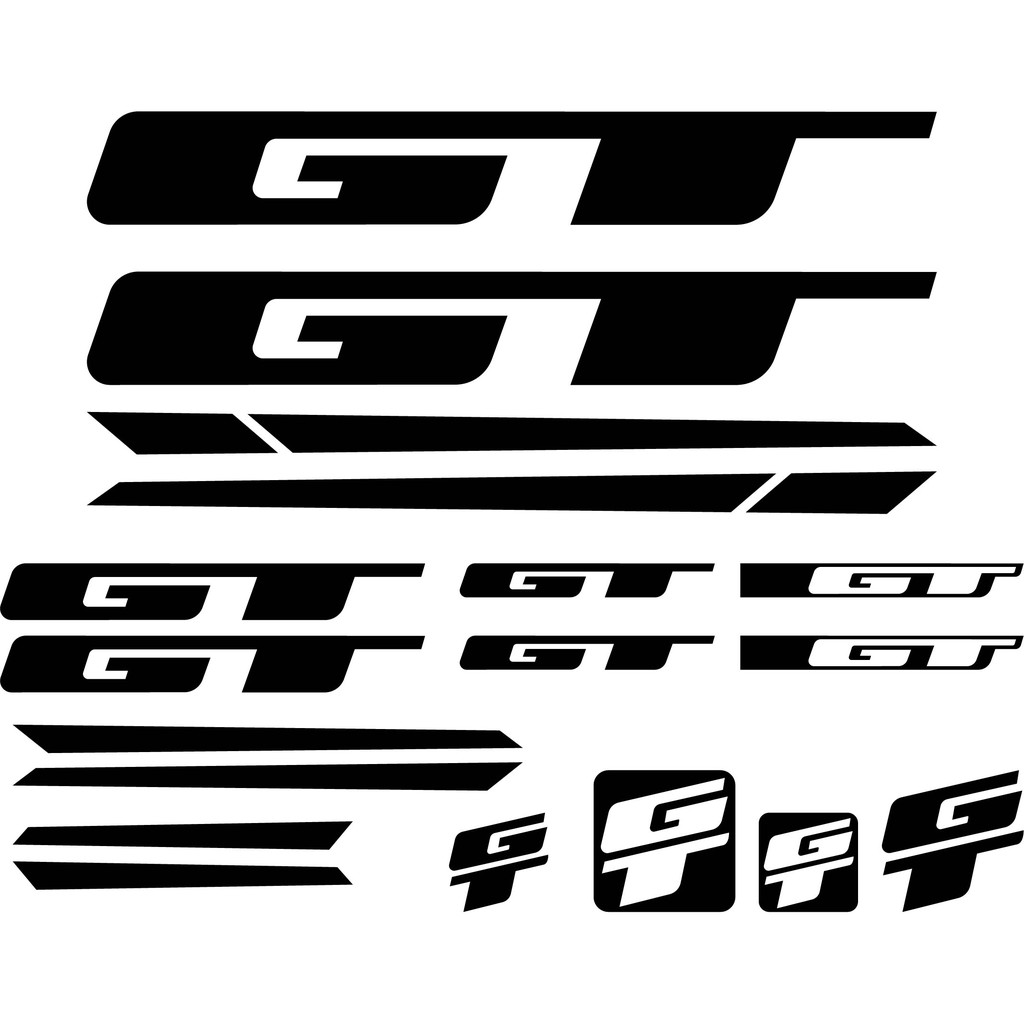 Gt mountain hot sale bike decals