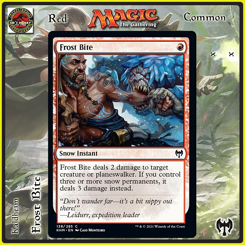 Frost Bite x x Kaldheim Red Common MTG | Shopee Philippines