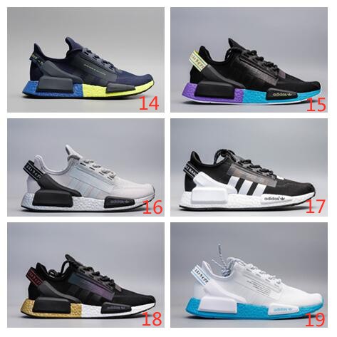 Adidas NMD R1 Web Boost Men's Originals Sneakers Triple Black Shoes NEW  GX9529