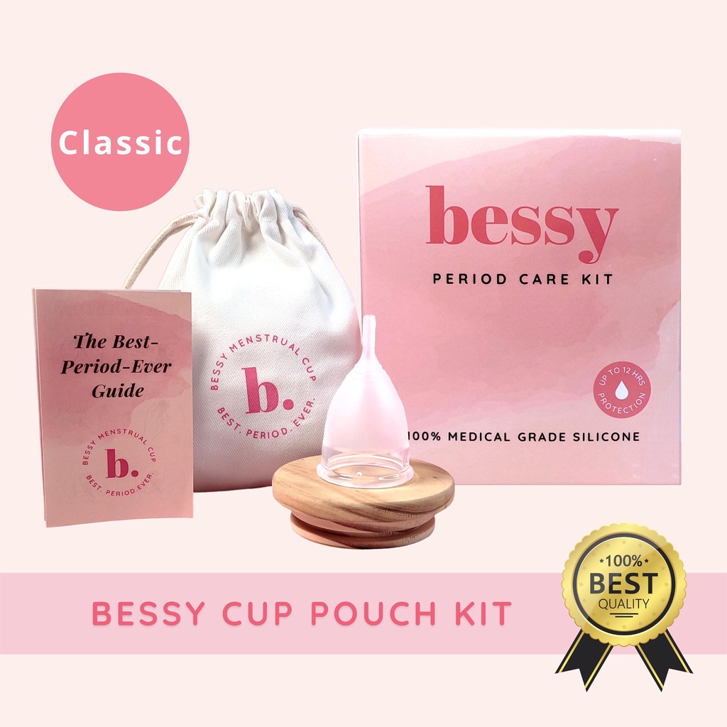 Classic Basic Kit Bessy Cup Menstrual Cup [US FDA Approved] Shopee