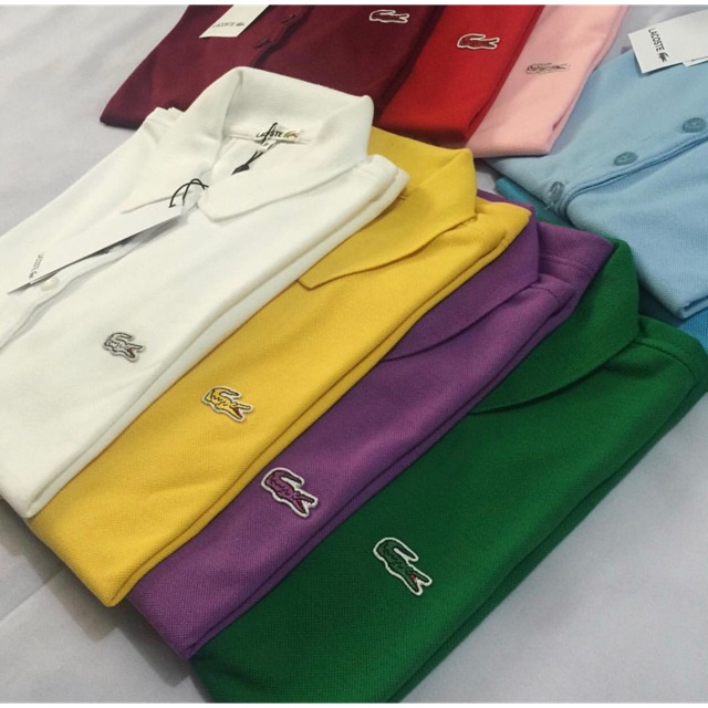 Lacoste Classic Polo Couple Shirt 2 items Shopee Philippines