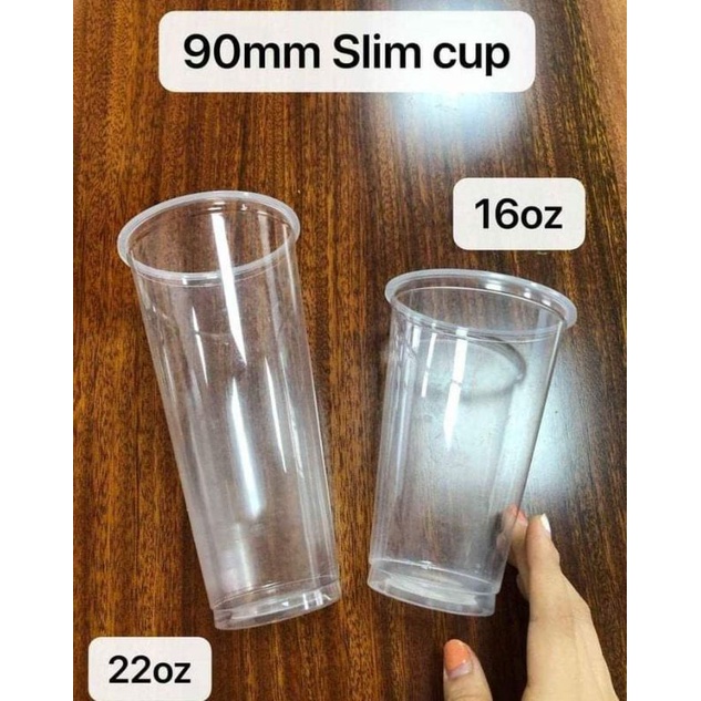 Slim Cup 90mm 16oz 22oz 100pcs Per Pack Cup Only Shopee Philippines 8666