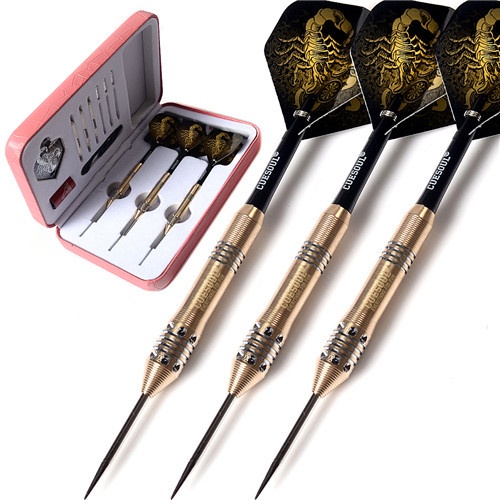CUESOUL Black Scorpion 22g/24g/26g Deluxe Steel Tip Dart Set