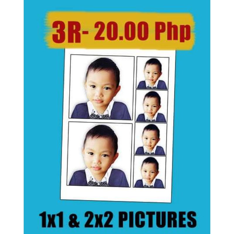 1x1 and 2x2 Combo 3R and 4R Free Edited Photo | Shopee Philippines