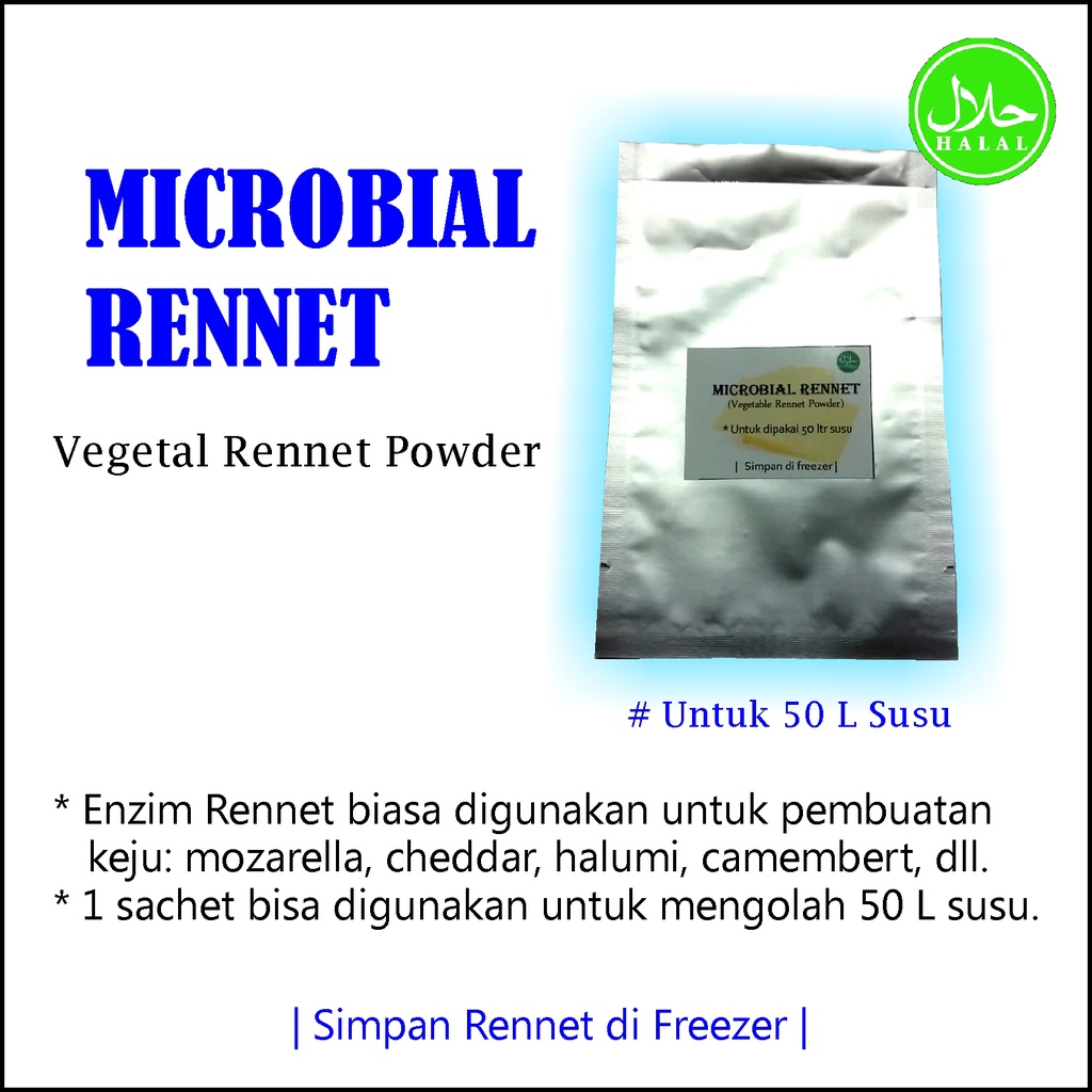 RENNET VEGETAL POWDER CHEESE - HALAL | Shopee Philippines